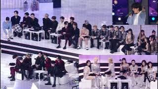 Idols React to BTS Mikrokosmos Performance at Golden Disc Awards (GDA) 2020  [ Eng Lyrics]