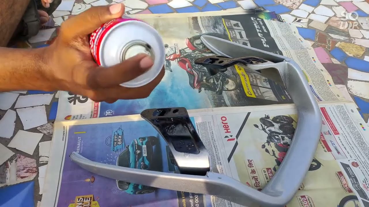 Tvs Jupiter seat handle colour (kala jadu) 👽