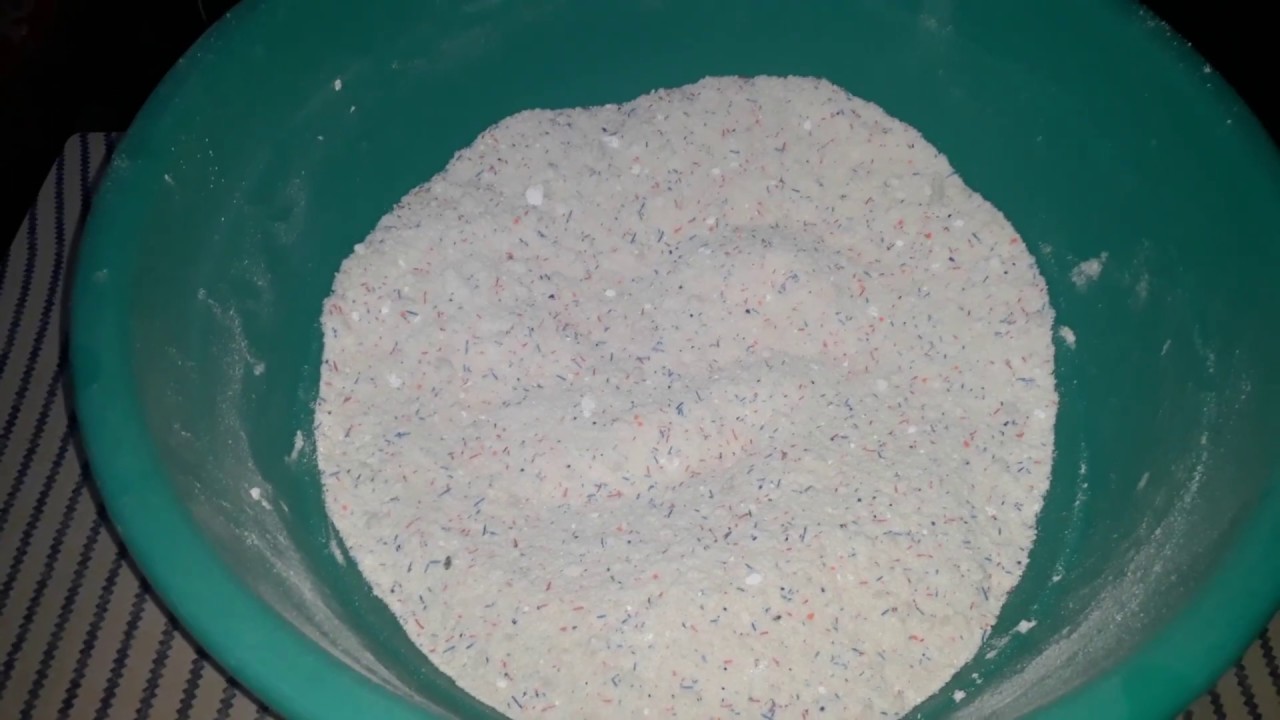 Detergent powder making process and 100 real formula, high quality