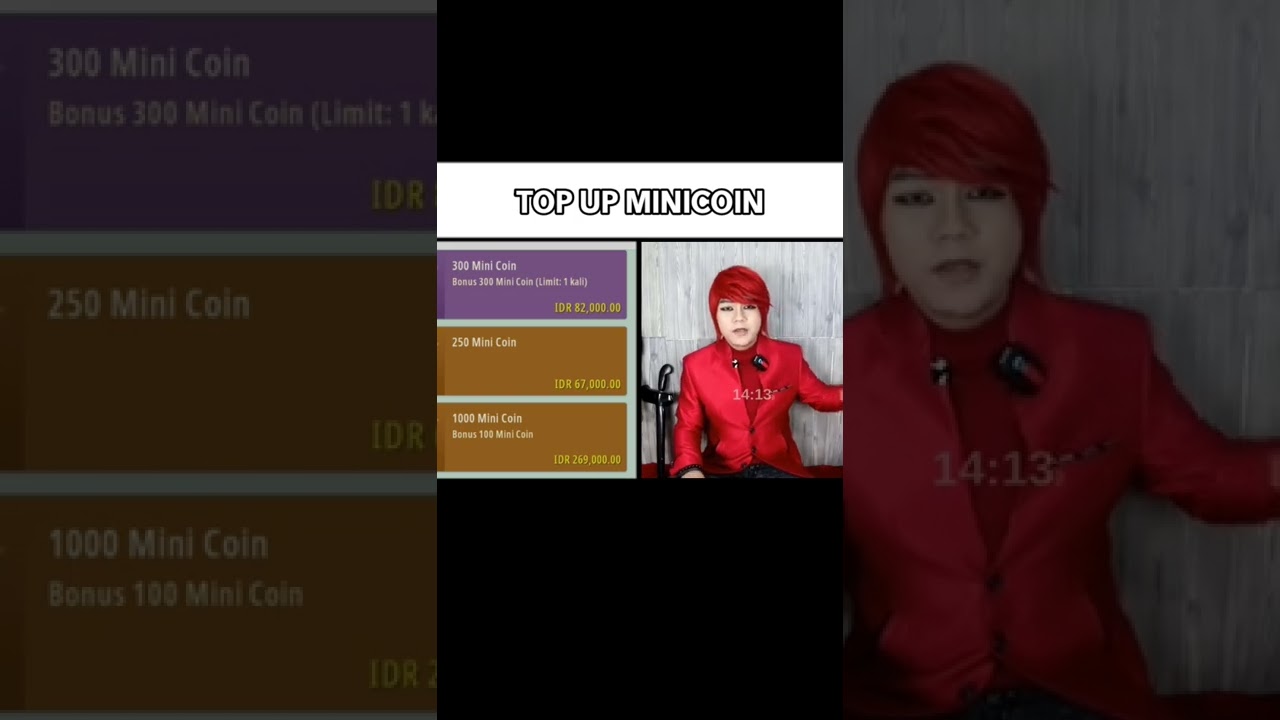 Top up minicoin di Mini World Creata (Meme Pesulap Merah)