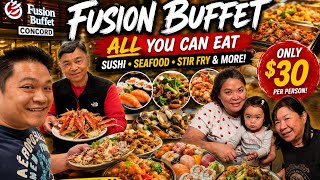 Is Fusion Buffet Worth $30? Birthday Feast at Concord's Popular All-You-Can-Eat Buffet!