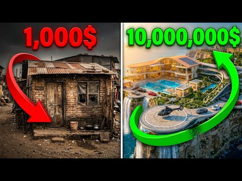 You Won’t Believe These Houses! $1K vs $10M 😱🏡