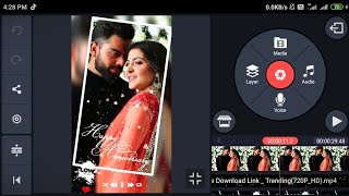 Marriage anniversary full screen status editing in kinemaster || video
edit,wedding video,wedding backgroun...