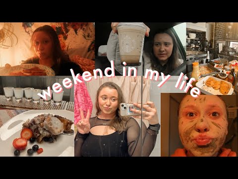 WEEKEND VLOG: friday pizza, Starbucks hack, night out in Chicago, brunch, self-care, & more!