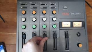 Vintage Mixer TEAC M-09 (Tascam) TEST