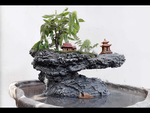 Video Cách làm hòn non bộ bằng xi măng, đơn giản, đẹp - How... - youtube