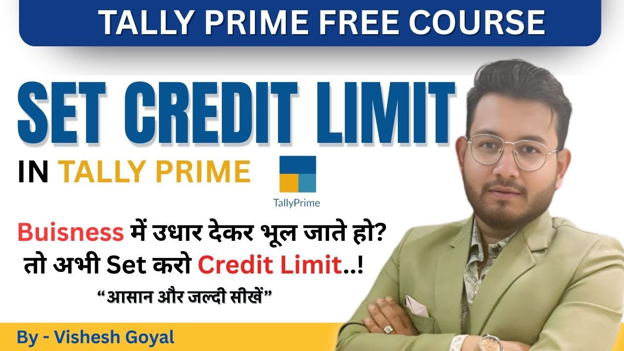 How Set Credit Limit In Tally Prime || Tally Prime Advance Feature || Tally Prime Tutorial In Hindi