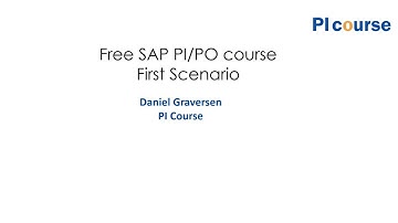Free SAP PI/PO First File to File Scenario
