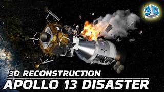 Reconstitution 3D de la catastrophe d'Apollo 13