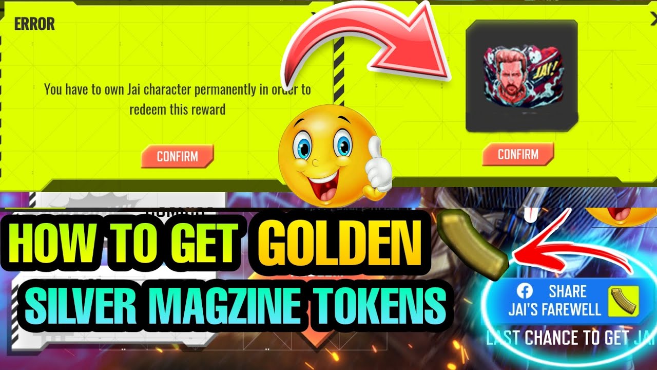 FF NEW EVENT - HOW TO GET JAI GLOO WALL FREE FIRE/ULTIMATE JAI TOKEN TRICK/free fire new event