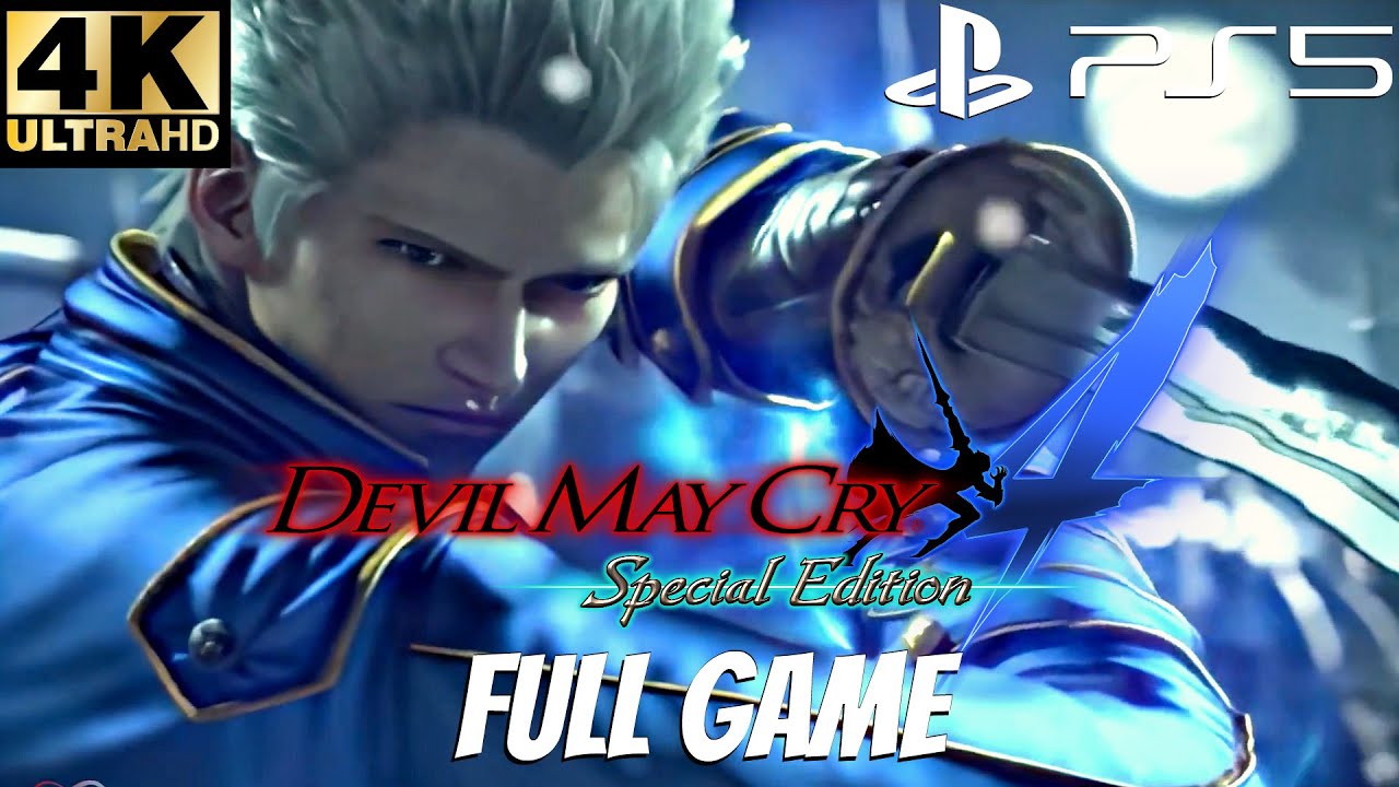 Devil May Cry 4 Special Edition - Vergil Gameplay Walkthrough FULL