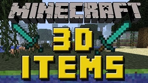 Minecraft 3D Items Mod - Have 3D Items In Your Minecraft!! (HD)