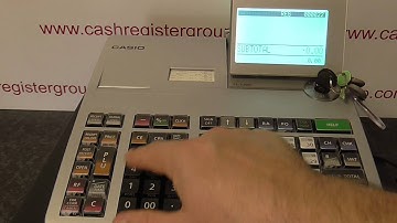 casio se-s3000 How the C button works on the cash register keyboard