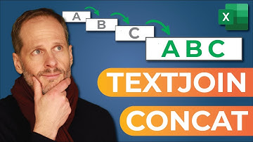 Excel ✅ Concat, ✅  TextJoin, ⛔ Concatenate