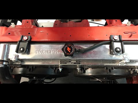 240sx Mishimoto Duel Fans with shroud unboxing, install and Sr20det Start up!