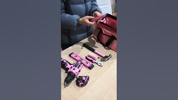 Got an awesome pink tool set! #shorts #workpro #workprotools #pink #toolset #handtools #diy