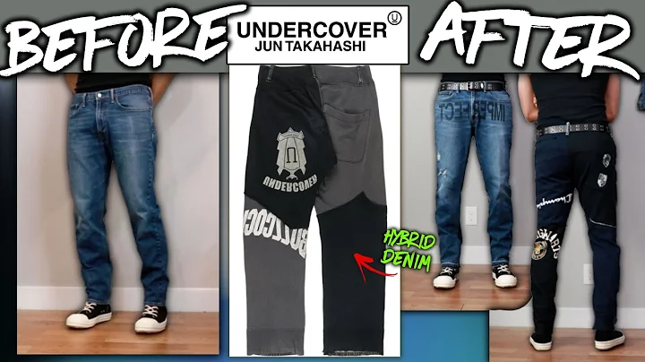 DIY | Custom UNDERCOVER Hybrid Denim Sweatpants | ...