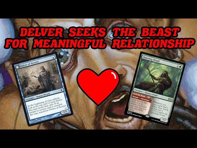 Delver Seeks The Beast For Meaningful Relationship Legacy Rug Tempo With Questing Druid Mtg You