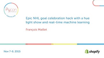 Epic NHL goal celebration hack with a hue light show and real-time machine learning