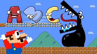Мульт Alphabet Lore but F destroys everything Big trouble in Super Mario Bros Game Animation