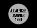 Les films au cinma en janvier 1981