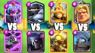 Knights Vs Pekkas Which Is Better? Clash Royale Challenge
