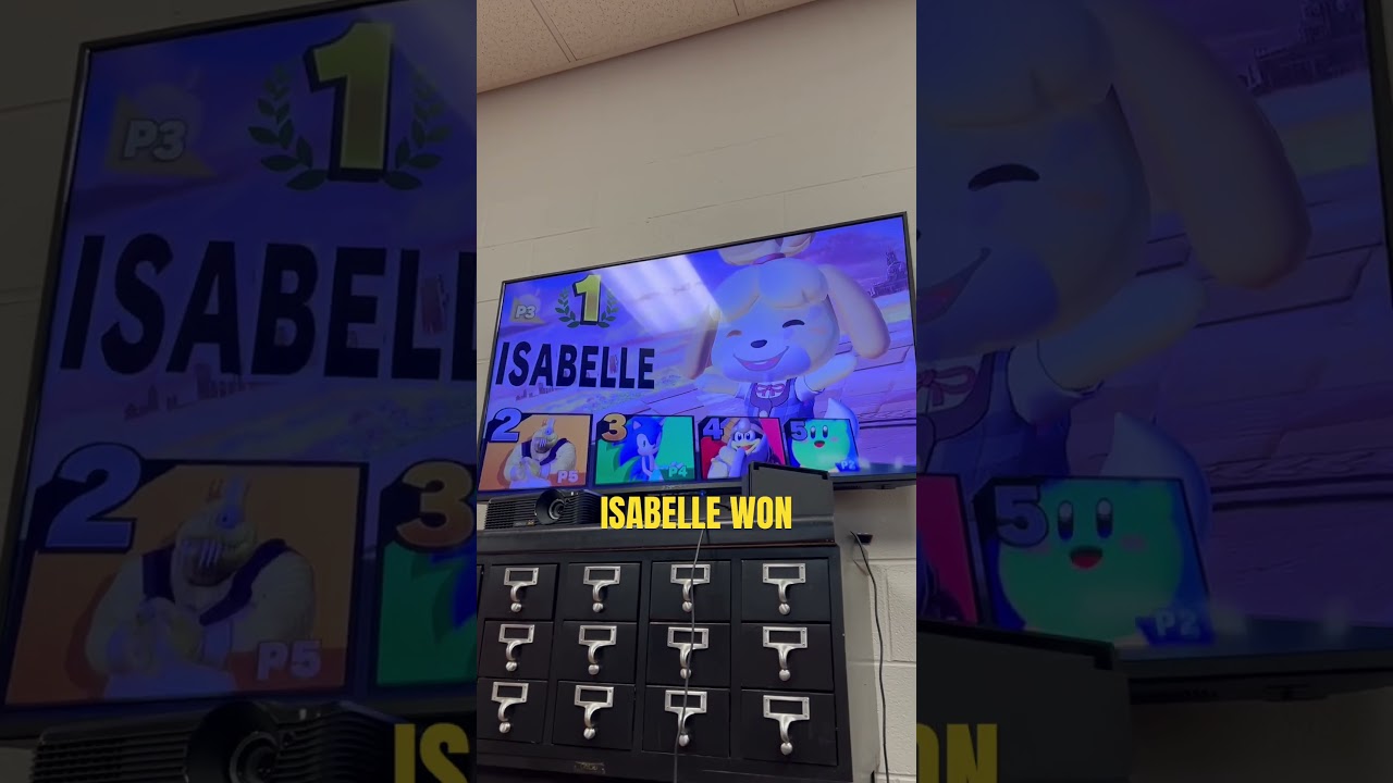 Изабель победила в Super Smash Bros. Ultimate! 