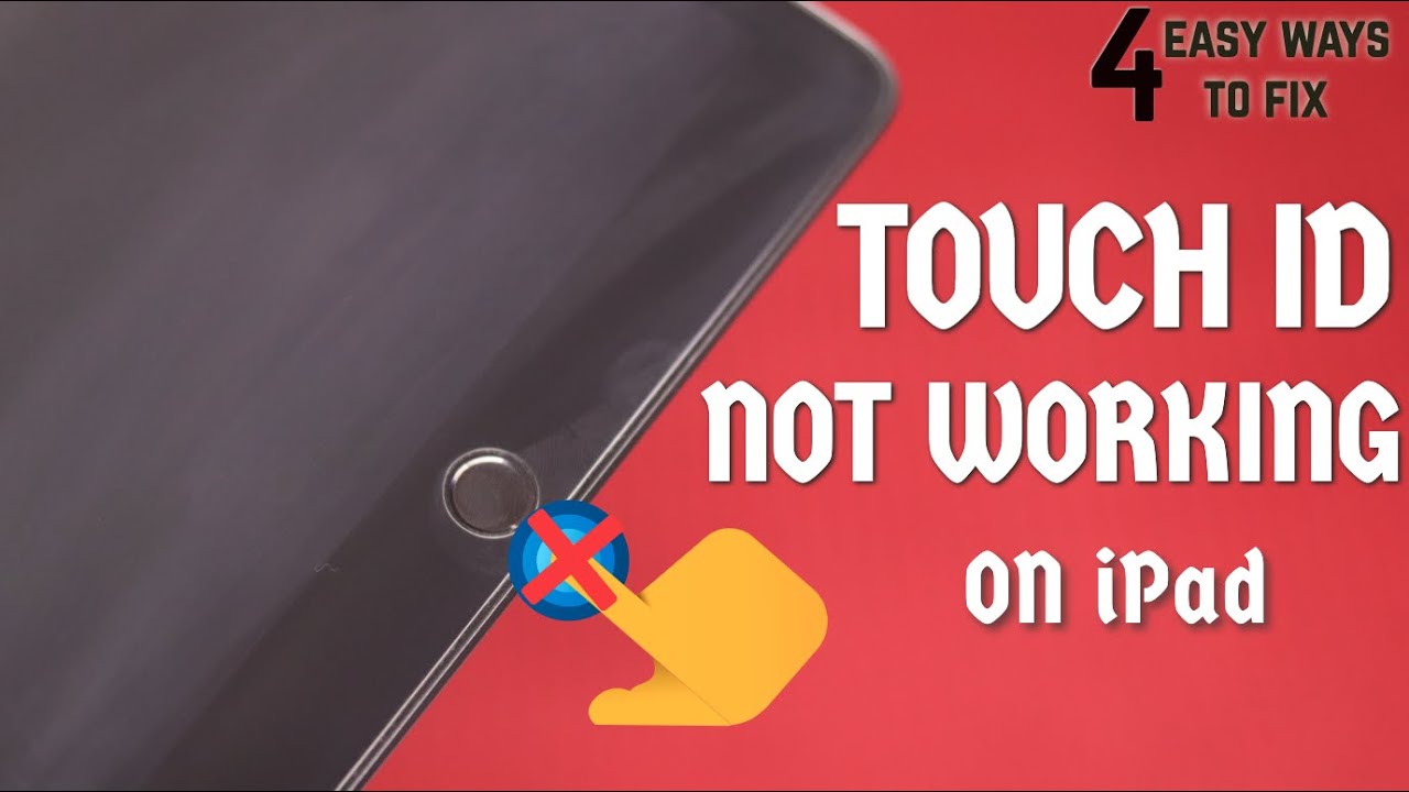 Touch ID not working on iPad? “Unable to activate Touch ID on this