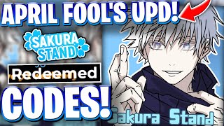 Celebrity ✨*APRIL FOOLS* SAKURA STAND CODES | ALL NEWEST APRIL FOOLS UPDATE CODES FOR SAKURA STAND ON ROBLOX Profile
