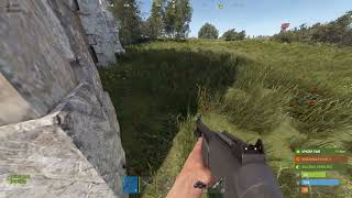 Rust raid defence with Salvaged axe vs noob clan