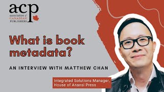 Working with Book Metadata | Matthew Chan | House of Anansi Press