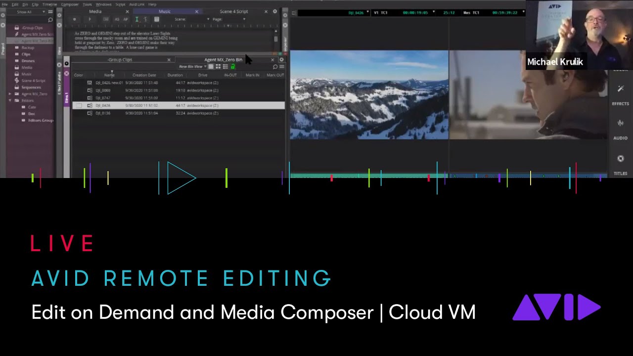 LIVE WEBINAR | Remote Editing from Anywhere, Anytime with Avid - YouTube
