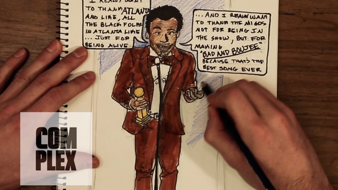 Picture This: Donald Glover at the 2017 Golden Globe Awards | Complex