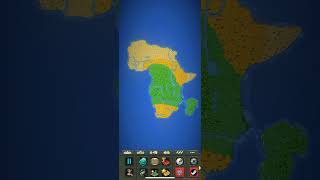 Rate my Africa map from WorldBox.