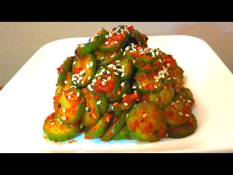 [SUB] { Persian Cucumber K-salad } Seasoned Persian cucumber