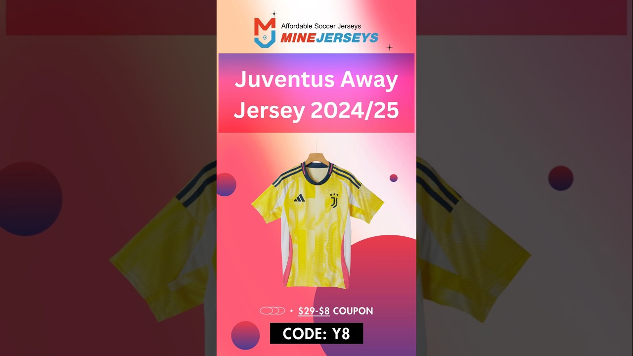 Juventus Away Jersey 2024/25 Unboxing and Review - Minejersey soccer store 