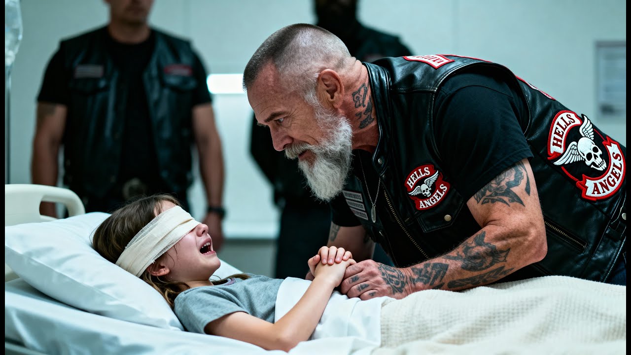 Little Girl Lost Her Sight Rescuing Biker’s Daughter From Fire Attack. What Happened Next...