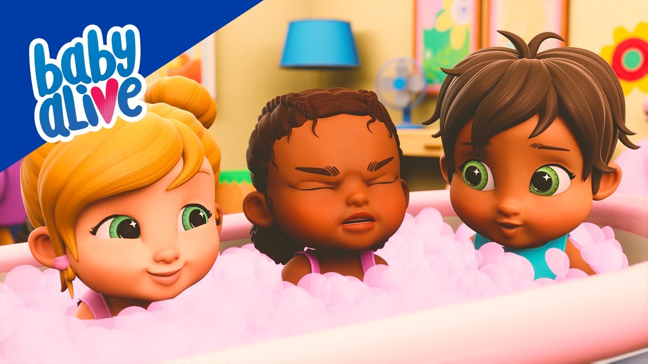 Routine Salle De Bains 🧷 Dessin Animé Pour Bébé 🧷 Baby Alive Français 💕