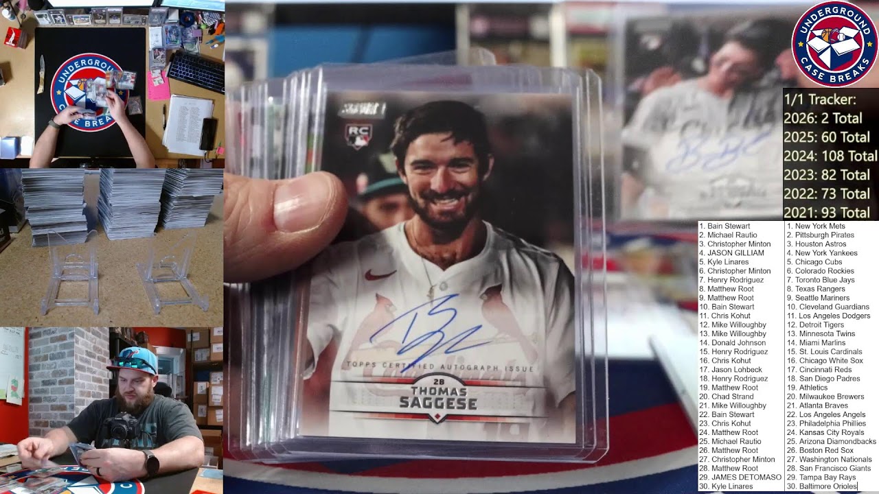 2025 Topps Stadium Club Baseball 8 Box Random Team 1/2 Case Break #1561