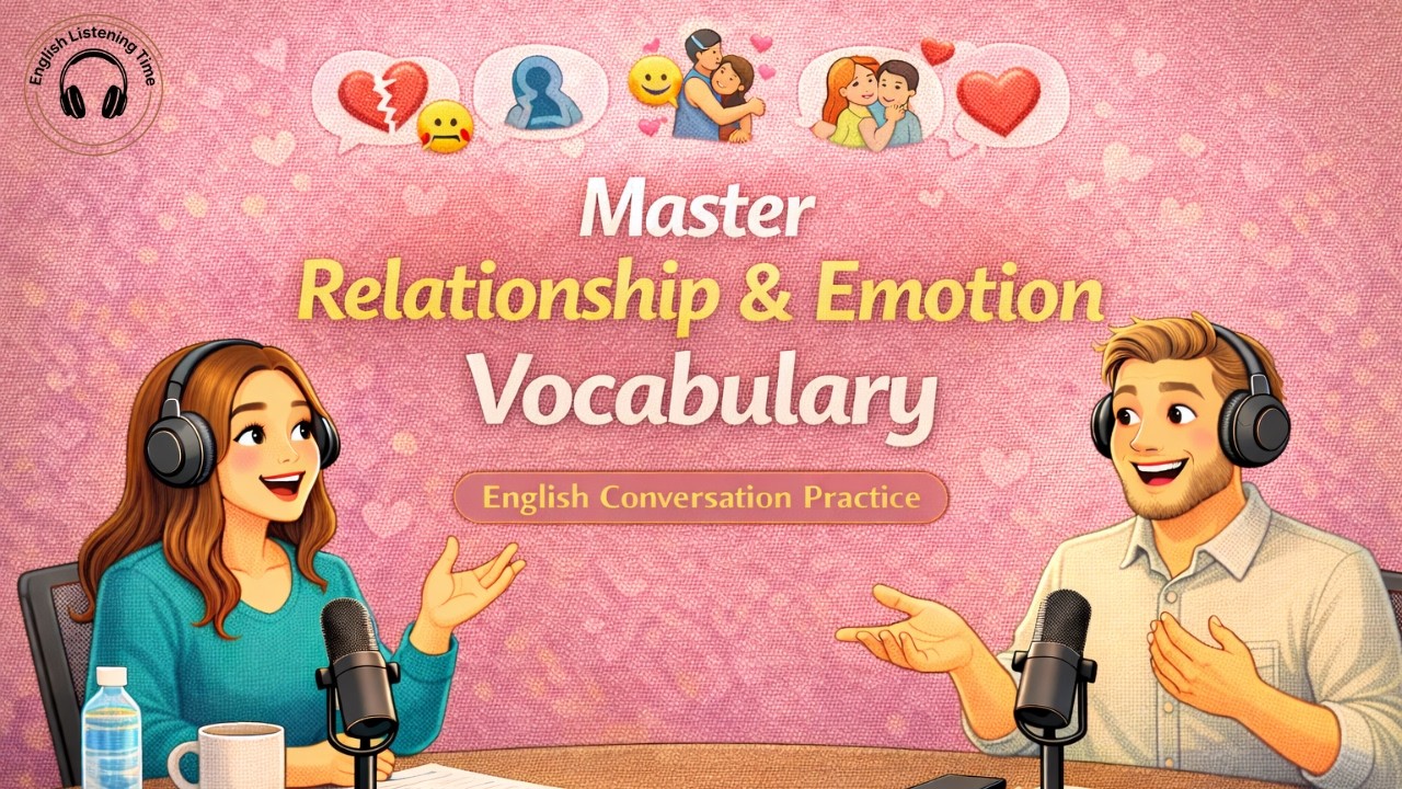 Master Relationship & Emotion Vocabulary | English Listening Practice | B1:B2