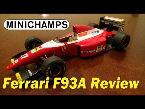 ミニチャンプス 1/18 フェラーリ F93A 1993 #27 J.アレジ Minichamps Review, Ferrari F93A 1/18 (1993) - YouTube