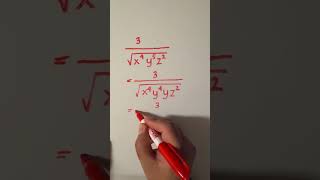 Examples on how to simplify and rationalize the denominator #maths