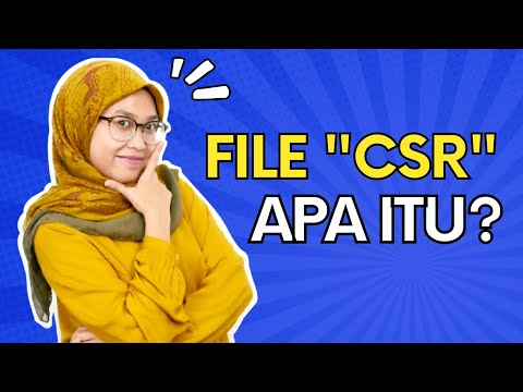 Video: Apa itu CSR dalam sertifikat?