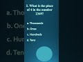 Number System | Part 1 | Place of a digital #shorts #smarteducation #place #placevalue