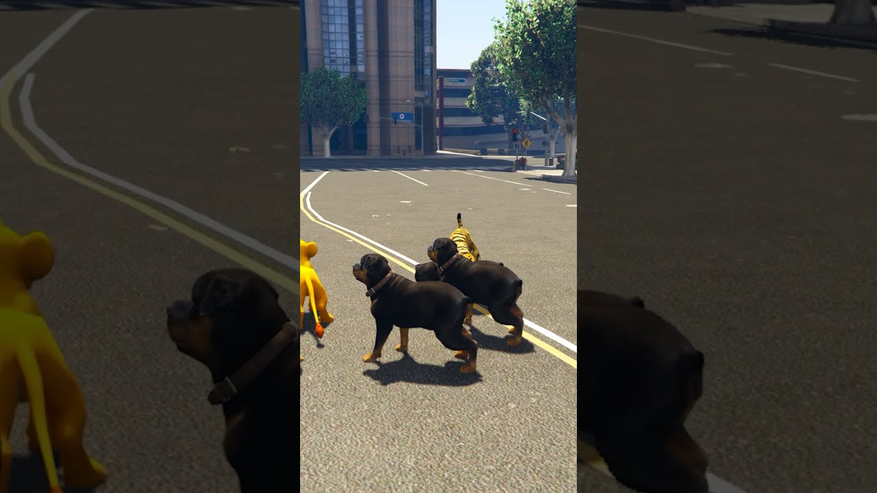 GTA V LIONESS SAVING BABY FROM CHOP Shorts
