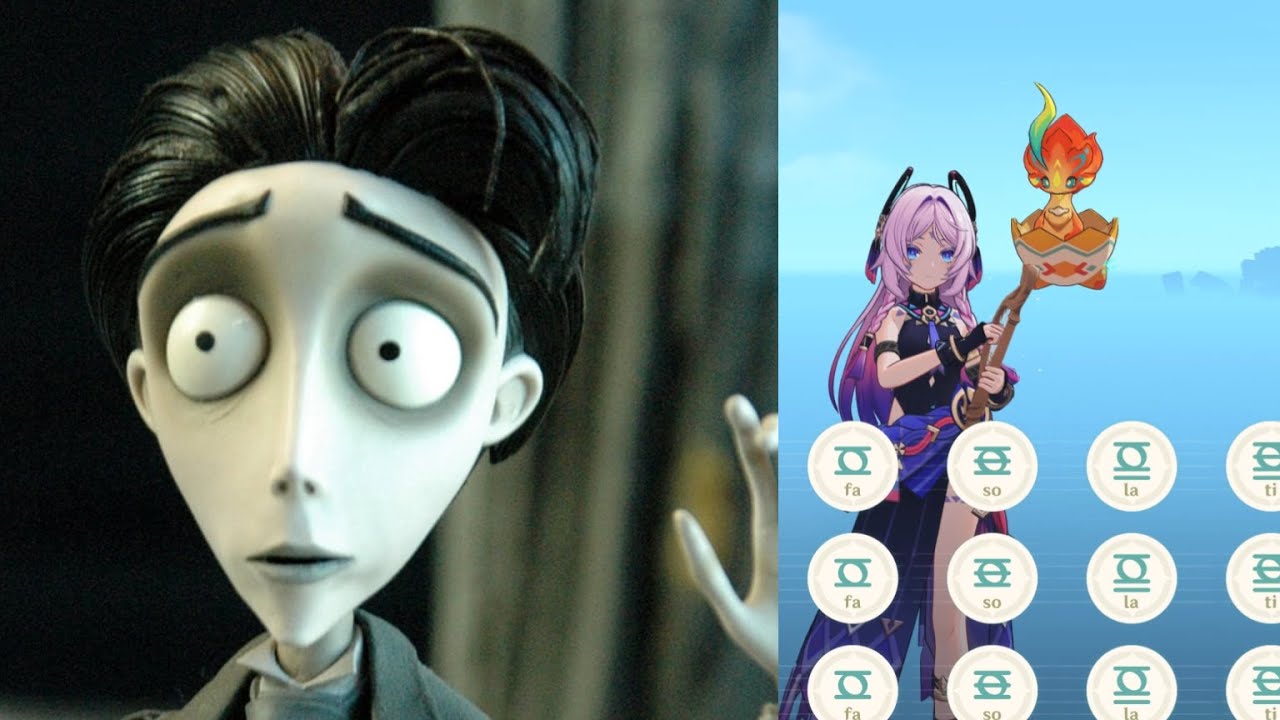 Victor’s Piano Solo – Tim Burton’s Corpse Bride on Windsong Lyre – Genshin Impact Music