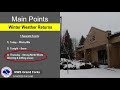 Winter Weather Briefing