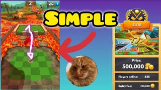 Simple foxy & robot lava shootout | golf battle screenshot 2