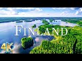 FLYING OVER FINLAND (4K UHD) - Relaxing Music Along With Beautiful Nature Videos - 4K Video Ultra