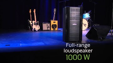 Bose F1 Model 812 Portable Line Array Loudspeaker Overview | Full Compass